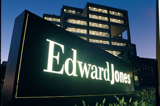 Edward Jones Office entrance sign outside of the office