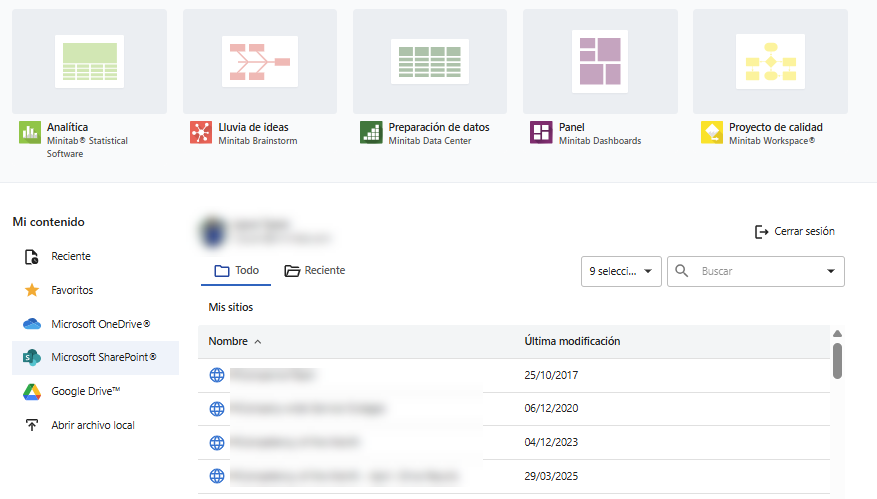 Integración de SharePoint